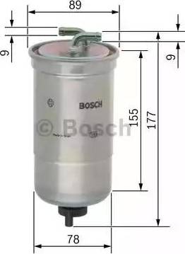 BOSCH 0 450 906 440 - Polttoainesuodatin inparts.fi