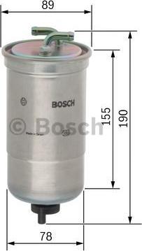 BOSCH 0 450 906 442 - Polttoainesuodatin inparts.fi