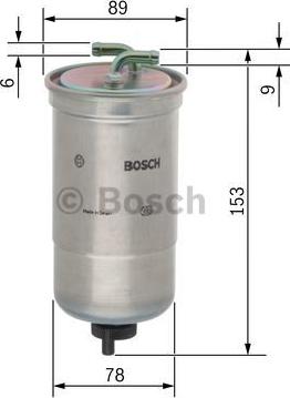 BOSCH 0 450 906 172 - Polttoainesuodatin inparts.fi