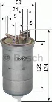 BOSCH 0 450 906 318 - Polttoainesuodatin inparts.fi