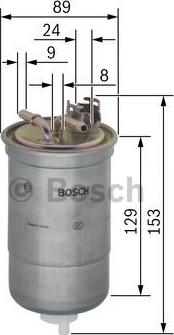 BOSCH 0 450 906 334 - Polttoainesuodatin inparts.fi