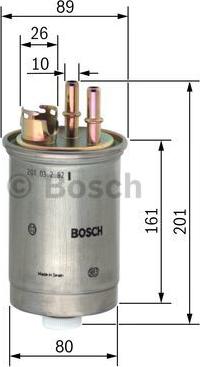 BOSCH 0 450 906 376 - Polttoainesuodatin inparts.fi