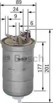 BOSCH 0 450 906 281 - Polttoainesuodatin inparts.fi