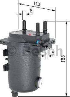 BOSCH 0 450 907 009 - Polttoainesuodatin inparts.fi