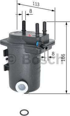 BOSCH 0 450 907 008 - Polttoainesuodatin inparts.fi