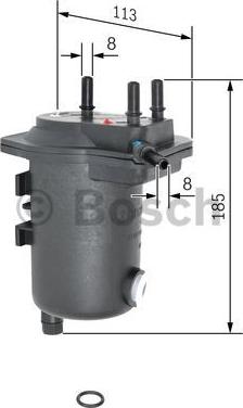 BOSCH 0 450 907 012 - Polttoainesuodatin inparts.fi