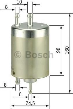 BOSCH 0 450 915 003 - Polttoainesuodatin inparts.fi