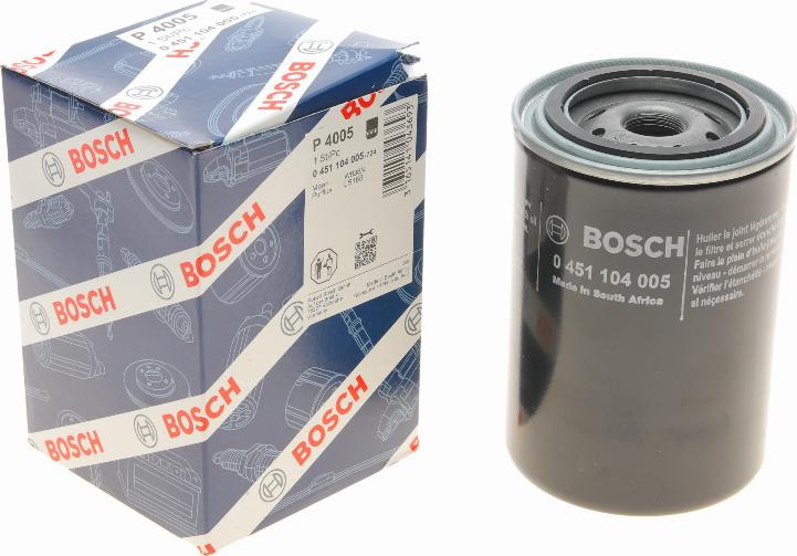 BOSCH 0 451 104 005 - Öljynsuodatin inparts.fi