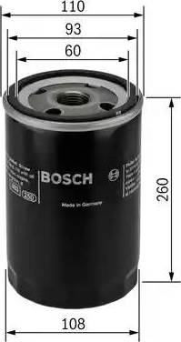 BOSCH 0 451 104 018 - Öljynsuodatin inparts.fi