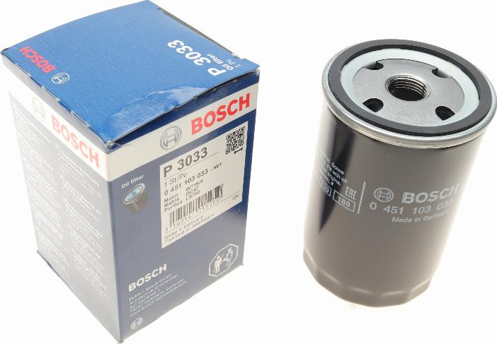 BOSCH 0 451 103 033 - Öljynsuodatin inparts.fi