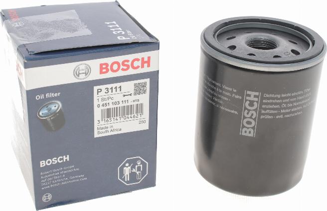 BOSCH 0 451 103 111 - Öljynsuodatin inparts.fi