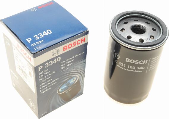 BOSCH 0 451 103 340 - Öljynsuodatin inparts.fi