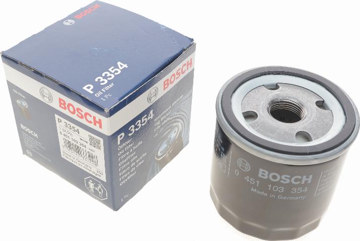 BOSCH 0 451 103 354 - Öljynsuodatin inparts.fi