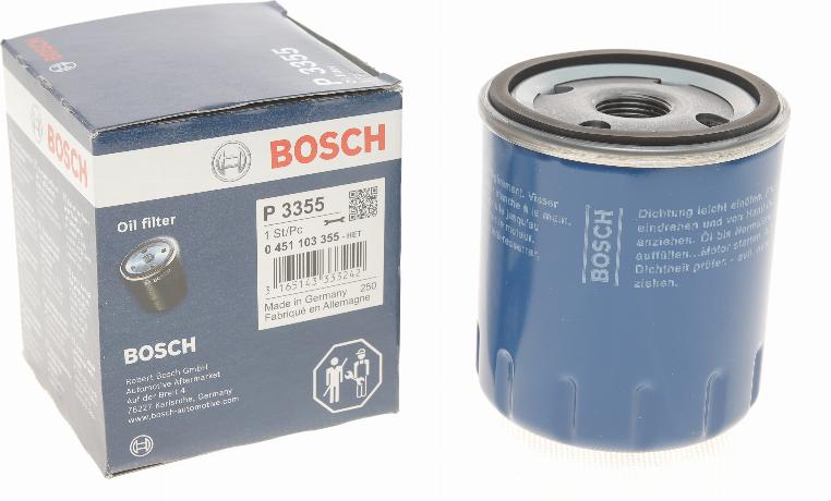 BOSCH 0 451 103 355 - Öljynsuodatin inparts.fi