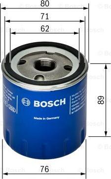 BOSCH 0 451 103 355 - Öljynsuodatin inparts.fi