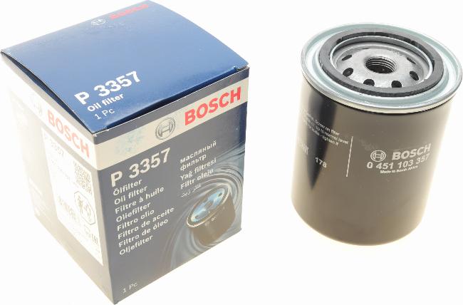 BOSCH 0 451 103 357 - Öljynsuodatin inparts.fi