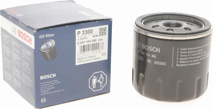 BOSCH 0 451 103 300 - Öljynsuodatin inparts.fi