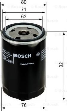 BOSCH 0 451 103 318 - Öljynsuodatin inparts.fi