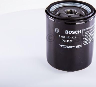 BOSCH 0 451 103 322 - Öljynsuodatin inparts.fi