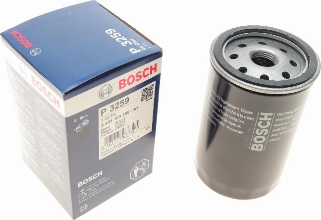 BOSCH 0 451 103 259 - Öljynsuodatin inparts.fi