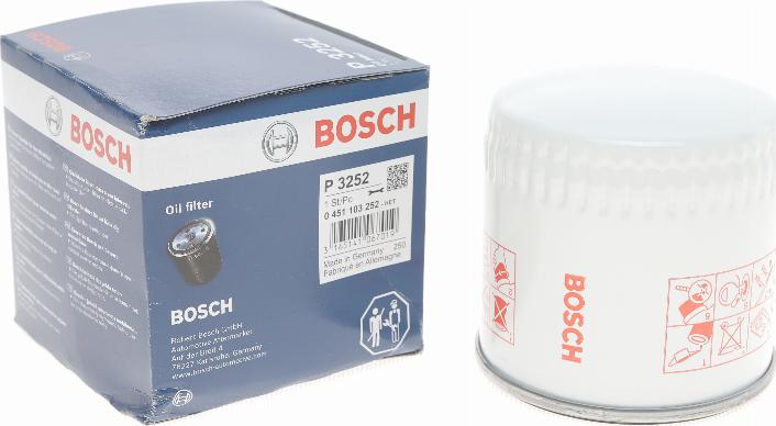 BOSCH 0 451 103 252 - Öljynsuodatin inparts.fi