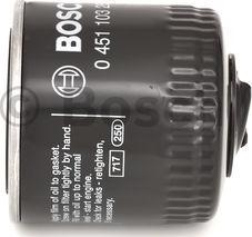 BOSCH 0 451 103 289 - Öljynsuodatin inparts.fi