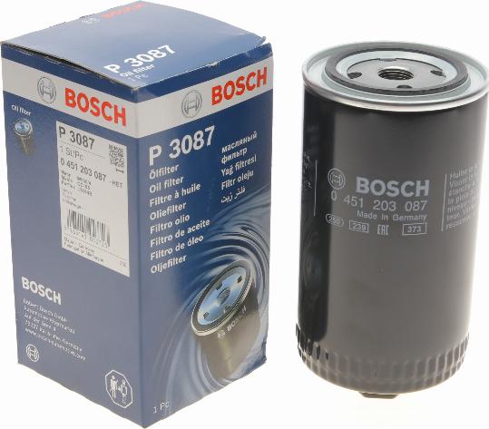 BOSCH 0 451 203 087 - Öljynsuodatin inparts.fi