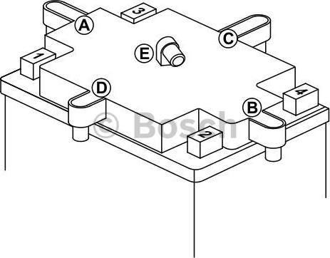 BOSCH 0 092 M4F 250 - Käynnistysakku inparts.fi