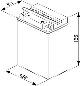 BOSCH 0092M40340 - Käynnistysakku inparts.fi