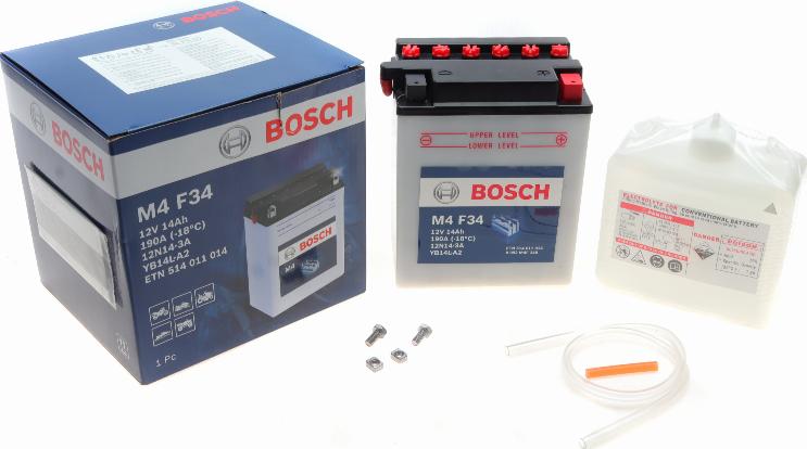 BOSCH 0 092 M4F 340 - Käynnistysakku inparts.fi