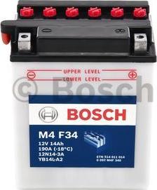 BOSCH 0 092 M4F 340 - Käynnistysakku inparts.fi