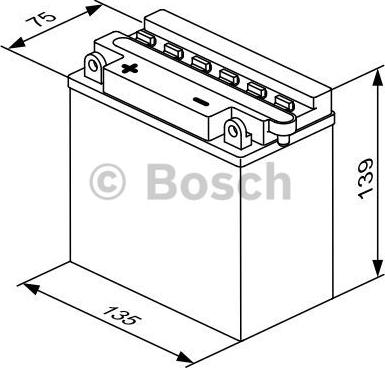 BOSCH 0 092 M4F 250 - Käynnistysakku inparts.fi