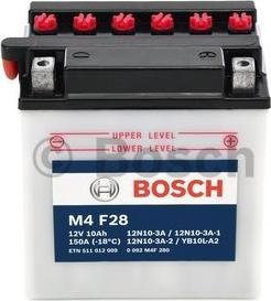 BOSCH 0 092 M4F 280 - Käynnistysakku inparts.fi