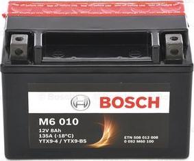 BOSCH 0 092 M60 100 - Käynnistysakku inparts.fi