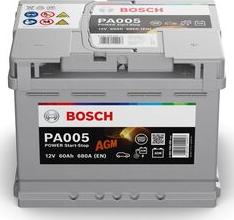 BOSCH 0 092 PA0 050 - Käynnistysakku inparts.fi