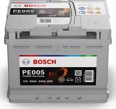 BOSCH 0 092 PE0 050 - Käynnistysakku inparts.fi