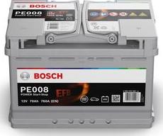 BOSCH 0 092 PE0 080 - Käynnistysakku inparts.fi