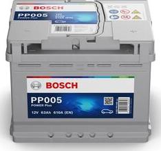 BOSCH 0 092 PP0 050 - Käynnistysakku inparts.fi