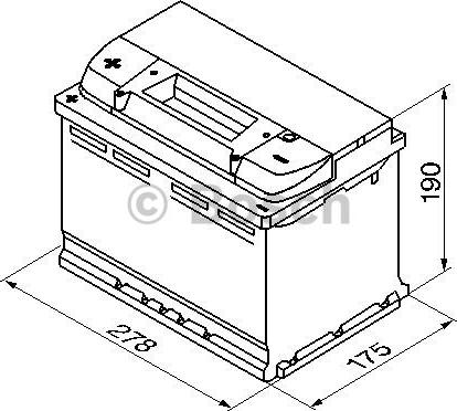 BOSCH 0 092 S40 090 - Käynnistysakku inparts.fi