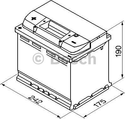 BOSCH 0 092 S40 060 - Käynnistysakku inparts.fi