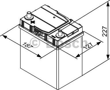 BOSCH 0 092 S40 190 - Käynnistysakku inparts.fi