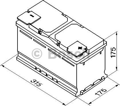 BOSCH 0 092 S40 100 - Käynnistysakku inparts.fi