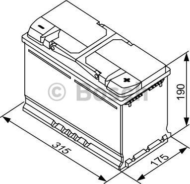 BOSCH 0 092 S40 110 - Käynnistysakku inparts.fi