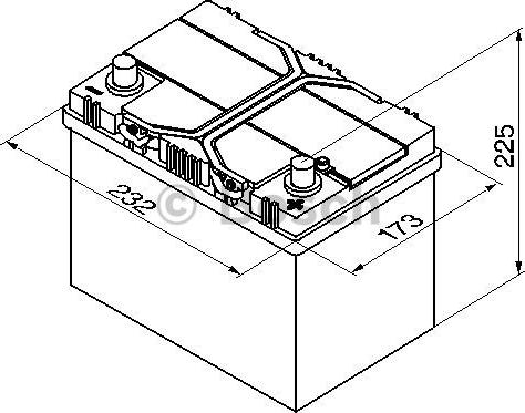 BOSCH 0 092 S40 240 - Käynnistysakku inparts.fi