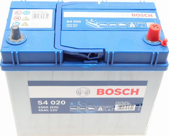 BOSCH 0 092 S40 200 - Käynnistysakku inparts.fi