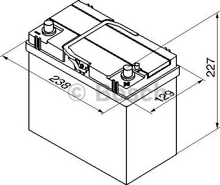 BOSCH 0 092 S40 210 - Käynnistysakku inparts.fi