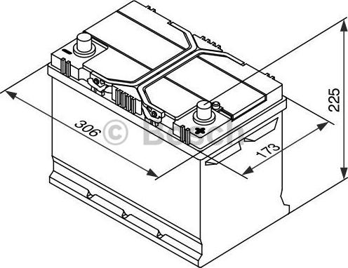 BOSCH 0 092 S40 280 - Käynnistysakku inparts.fi