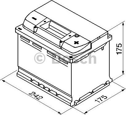 BOSCH 0 092 S50 040 - Käynnistysakku inparts.fi