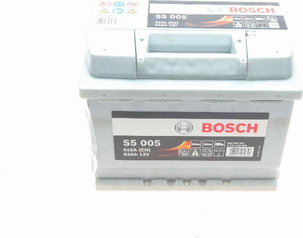 BOSCH 0 092 S50 050 - Käynnistysakku inparts.fi