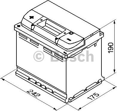 BOSCH 0 092 S50 060 - Käynnistysakku inparts.fi